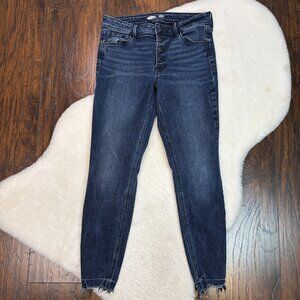 Old Navy Jeans 6 Rockstar Super Skinny Ankle‎ High-Rise Stretch Medium Wash